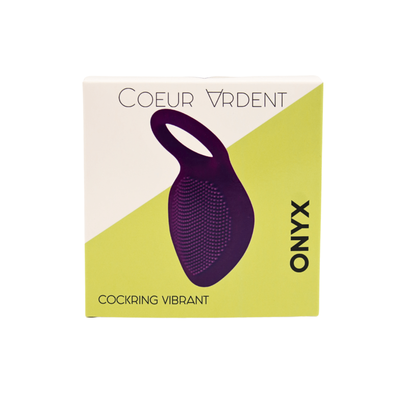 ONYX Cockring Vibrant Rechargeable USB Coeur Ardent