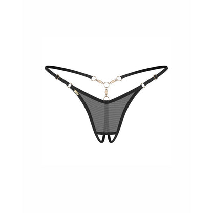 String ouvert noir Oxaria – Obsessive