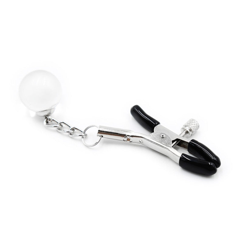 Pinces à seins réglables avec bijoux Dreamy Fetish