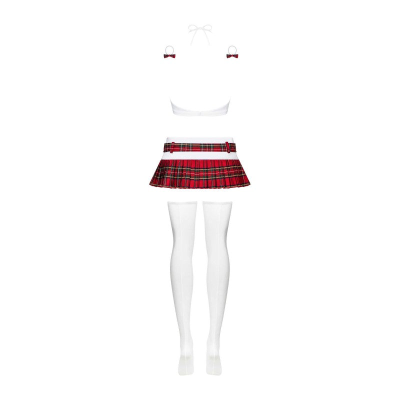 Schooly Costume Rouge et Blanc Obsessive
