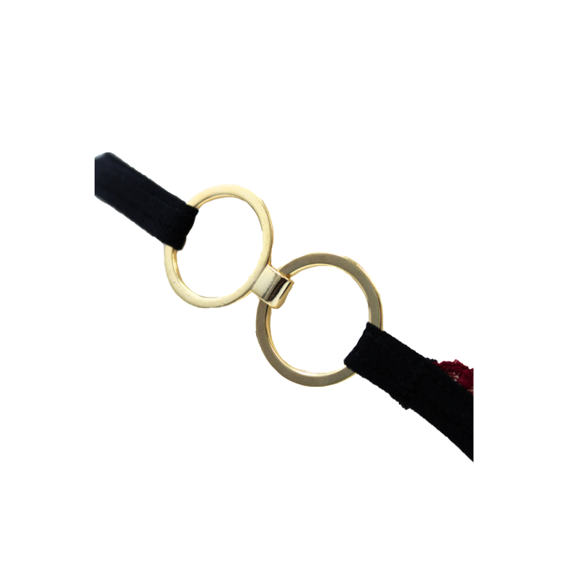 String bordeaux avec anneaux détachables – Be Lily Panties – vue 11