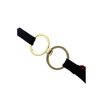 String bordeaux avec anneaux détachables – Be Lily Panties – vue 11