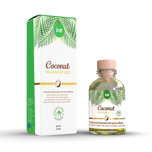 Gel embrassable Vegan Massage gel noix de coco INTT Cosmétiques