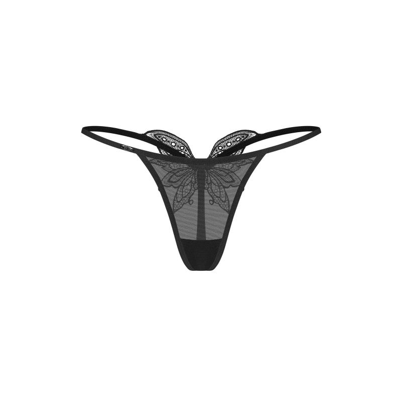 Veyane string noir Obsessive