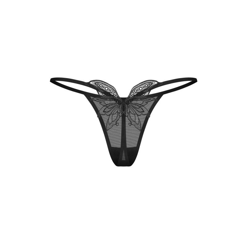 Veyane string noir Obsessive