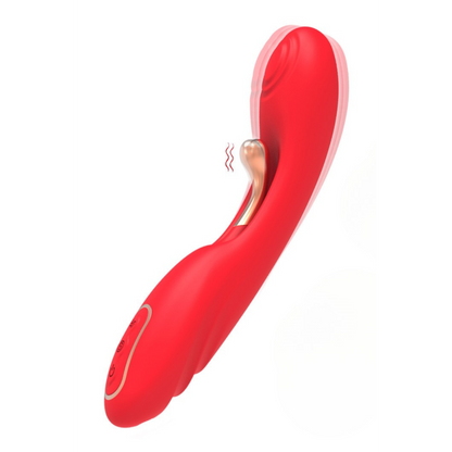 Vibromasseur TICKLE Double Stimulation USK-V30 Coeur Ardent